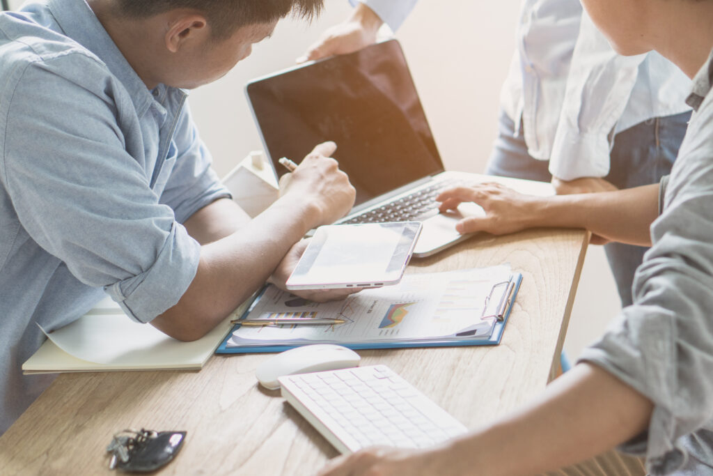 Team working across MPS and MSP systems to manage connected customer and service operations